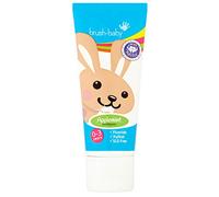 Pasta de dientes Applemint de Brush-Baby para bebés y niños | Primeros dientes | 0 - 36 meses | Suave sabor a manzana, con Xilitol y flúor para dientes fuertes, encías sanas y aliento fresco| 3x50ml