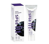 Pasta de dientes blanqueadora con carbón activado SP68 - Reduce el amarilleamiento y las manchas causadas por el café, el té y el tabaco (100 g)