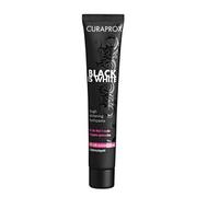 Curaprox Black is White pasta de dientes blanqueadora con carbón activo e hidroxiapatito sabor Fresh Lime-Mint 90 ml