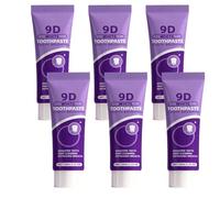 Pasta de dientes blanqueadora de dientes 9D White Teeth Whitening, pasta de dientes morada para eliminar manchas, fórmula suave de limpieza profunda, blanquear los dientes, refrescar el aliento, pasta