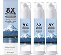 Pasta de dientes blanqueadora de espuma de niacinamida con carbón de bambú, pasta de dientes blanqueadora de niacinamida, ayuda a eliminar las manchas superficiales, aliento fresco, apoya una sonrisa