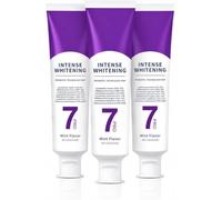 Pasta de dientes blanqueadora morada, corrector de color dental, refresca el aliento, elimina manchas superficiales de café, té y vino; cuidado seguro para el esmalte.