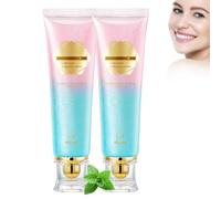 Pasta de dientes blanqueadora Niacinamide, 100 g x 2 pasta de dientes blanqueadora radiante, pasta de dientes blanqueadora, pasta de dientes blanqueadora de niacinamida, promueve un blanqueamiento