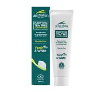 Pasta de Dientes de Árbol de Té Australiano, Purificante, Vegana, Libre de Crueldad, Sin Flúor, Fresca y Blanca, Natural, 100ml