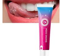 Pasta de dientes de bicarbonato de sodio, pasta de dientes blanqueadora de bicarbonato de sodio, para el cuidado bucal de aliento fresco, aliento fresco (1)