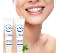 Pasta de Dientes de Hidroxiapatita, 7,5% Hydroxyapatite Toothpaste - Repara y Protege el Esmalte Dental, Promueve la Salud Bucal a Largo plazo