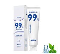 Pasta de dientes de hidroxiapatita 99%,Pasta de dientes de hidroxiapatita para reparar el esmalte dental y fortalecer los dientes,blanquea los dientes,Alivio de la sensibilidad dental (1)