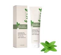 Pasta de dientes de nanohidroxiapatita con sabor a menta, pasta de dientes sin fluoruro para el cuidado bucal diario, fortalecimiento del esmalte y aliento fresco, limpieza profunda (1pc)