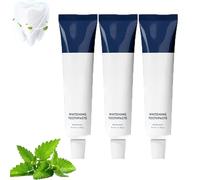 Pasta de dientes de Zealburst, blanqueamiento de dientes de Zealburst, blanqueamiento de dientes de hidroxiapatita sin flúor, fortaleciendo la respiración fresca (3Pcs)