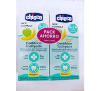 Chicco Pasta de Dientes 6m-5a Plátano y Manzana 2x50ml
