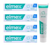Pasta de dientes Elmex Sensitive 4x 75ml Cuidado suave del aminfluoruro de en...