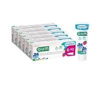 Pasta de dientes GUM® JUNIOR | diseñada especialmente para los nuevos dientes permanentes | para niños a partir de 6 años | sabor a fresa | 6x50ml