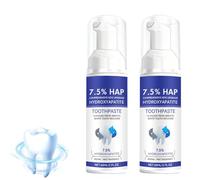 Pasta De Dientes Hidroxiapatita, 7.5% Pasta De Toothpatite Hidroxiapatita,Pasta De Dientes Con Hidroxiapatita,Protege El Esmalte Y Fórmula Suave, Aliento Fresco (2)