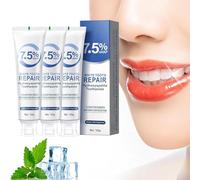Pasta de Dientes Hidroxiapatita,Pasta Dental Hidroxiapatita,Pasta de Dientes con Hidroxiapatita sin Fluor,Hydroxyapatite Pasta Dientes,Protege Esmalte y Refresca Aliento (360g)