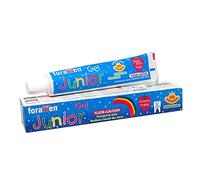 Pasta de Dientes Infantil con sabor a Fresa Junior · Fluor + Calcio que previene la Caries y Fortalece el Esmalte · Dentífrico Infantil para Prevenir la Caries · Sin Gluten