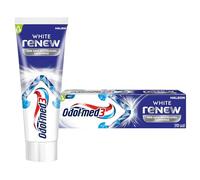 Pasta de dientes Odol-med3 White reNEW, hasta 3 veces más eficaz para eliminar la decoloración*, formación de un escudo protector para dientes blancos de larga duración***, 75 ml