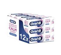 Pasta de dientes Oral-B Original Calm Sensitivity & Gum, paquete de 12 (12 x 75 ml), alivia instantáneamente la sensibilidad de los dientes y alivia las encías, cartón reciclado ecológico