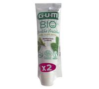 Pasta de Dientes Orgánica Gum Fresh Mint Pack de 2 x 12ml