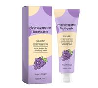 Pasta de dientes para niños sin flúor - Gel blanqueador para adolescentes | Pasta de dientes de 7 pulgadas con sabor a fruta | Juego de cuidado protector contra el mal aliento, sonrisa