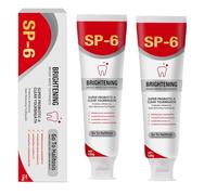 Pasta De Dientes Probiótica,Pasta De Dientes Blanqueadora,Pasta De Dientes -6, -6 Ultra Whitening Toothpaste,p robiotics Bright White Toothpaste, -6 Pasta De Dientes Más Brillante,2 Unidades