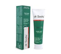 Pasta de dientes Pure Mint con bicarbonato de sodio y menta, para un aliento fresco y dientes fuertes, 100 ml, Dr. Soda