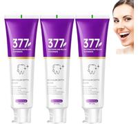 Pasta de dientes púrpura para blanqueamiento de dientes, pasta dental blanqueadora púrpura, pasta de dientes probiótica blanqueadora, pasta dental correctora de color, eliminación de manchas, aliento