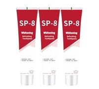 Pasta de dientes Sp-8, Pasta de dientes probiótica Sp-8, Pasta de dientes blanqueadora probiótica para dientes blancos, encías saludables y aliento fresco, cuidado de limpieza profunda sin flúor (3