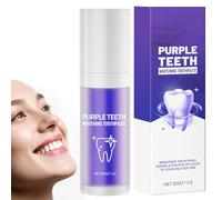 Pasta De Dientes Violeta 30 Ml, Pasta Dental De Corrección De Color Para Dientes Blancos, Pasta De Dientes Violeta Dientes Blancos Sin Peróxido, Pasta De Dientes Blanqueadora Púrpura