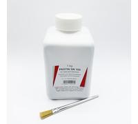 Pasta de estaño puro Sn99,9 para superficies de cobre, aleaciones de cobre y acero (1000 g incluye pincel gratuito + 250 g SnCu0,7)