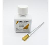 Pasta de estaño SnCu3 para carrocería y sanitaria para superficies de cobre y acero (250 g incluye cepillo gratuito + 250 g SnZn5Cu3)