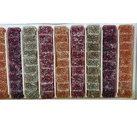 Pasta de Frutas 920 g,Sabores (limón, albaricoque, fresa, grosella negra, pera), sin gluten, sin conservantes, sin colorantes ni sabores artificiales.