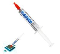 Pasta de grasa térmica: compuesto de disipador de calor no conductivo para CPU, GPU y enfriadores, fórmula de conductividad térmica alta | Paste de rendimiento para overclocking, edificio de PC, enfri