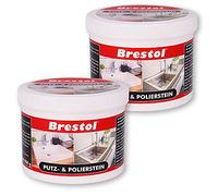 Pasta de limpieza multiusos con aroma cítrico que deja un efecto perla en la cocina y el baño, 2 botes de 900 g