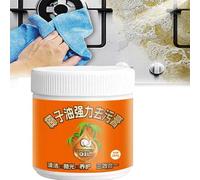 Pasta de limpieza y pulido multiusos de aceite de coco, 260 g, crema limpiadora fuerte de aceite de coco, crema limpiadora natural para grifos, azulejos, cocina, horno (1 unidad)