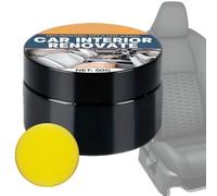 Pasta de reacondicionamiento automotriz - Pasta de 80 g, revitalizador de asientos de cuero, crema multidetalles, panel de puerta de salpicadero, consola central, reposabrazos de volante, camión, SUV