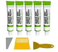 Pasta de reparación de barcos de fibra de vidrio Gogolonge,pasta de retoque de eliminación de masilla de secado rápido,Kit de reparación de grietas de superficie de Gelcoat InstaFix (White, 5pcs)