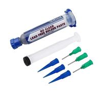 Pasta de soldadura sin plomo Sn42/Bi58 T4, no requiere limpieza, punto de fusión 138 ℃, suministrado por WIVIE (40 g)