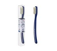 Pasta del Capitano 1905, Cepillo de Dientes Vintage con Cerdas Medianas, Reproducción de la Versión Original, Llega a los Rincones Más Difíciles, 100% Made in Italy, Color Azul