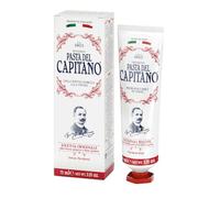 Pasta del Capitano 1905, Pasta de Dientes Receta Original, para una Sonrisa Segura y Perfumada, Sabor Inconfundible a Base de Clavo, Menta Crispa y Canela, 100% Made in Italy, Tubo de 75 ml