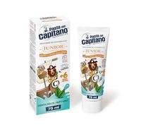 Pasta del Capitano, Pasta de Dientes para Niños con Sabor a Fresa, Gel Suave con Sabor a Fresa, Rico en Sales de Flúor y Calcio, Ideal para Niños a Partir de 3 Años, Tubo de 75 ml, 100% Made in Italy