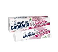 Pasta del Capitano, Dentífrico Baking Soda Bio, Revive el Blanco Natural de los Dientes y Neutraliza los Ácidos de la Placa Bacteriana, 100% Made in Italy, Tubo de 100 ml