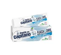 Pasta del Capitano, Dentífrico Placa y Caries Bio, Garantiza una Limpieza Profunda, Protege Dientes y Encías, Solución Ideal contra Placa y Caries, 100% Made in Italy, Tubo de 75 ml