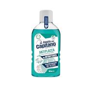 Pasta del Capitano, Enjuague Bucal Antiplaca, Enjuague Bucal Diario sin Alcohol, Ejerce una Eficaz Acción Antiplaca, con Antibacteriano, 100% Made in Italy, Botella de 400 ml