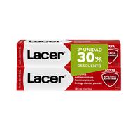 Lacer Pasta dental Acción antiplaca, anticaries y antimicrobiana Duplo 2 x 125 ml