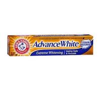 Pasta dental Arm & Hammer Advance con per xido de bicarbonato y control de sarro, color blanco, 6 onzas