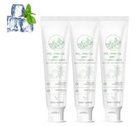 Pasta dental blanqueadora de menta, pasta dental natural para el cuidado bucal, elimina las manchas y proporciona un aliento fresco duradero.