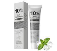 Pasta dental con 10% de hidroxiapatita nano, pasta dental sin flúor para el cuidado del esmalte, protección diaria y aliento fresco, apta para dientes sensibles. (1Piezas)