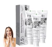 Pasta dental con hidroxiapatita al 7,5% para una protección avanzada del esmalte. Pasta dental con hidroxiapatita, suave y eficaz. Menta fresca. (3 piezas)