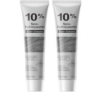 Pasta dental con hidroxiapatita, blanqueadora con 10% de nanohidroxiapatita, fortalece el esmalte para dientes sensibles