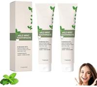 Pasta dental con nanohidroxiapatita, aliento fresco natural para aliviar la sensibilidad dental, sabor a menta, fórmula sin flúor, suave para dientes sensibles